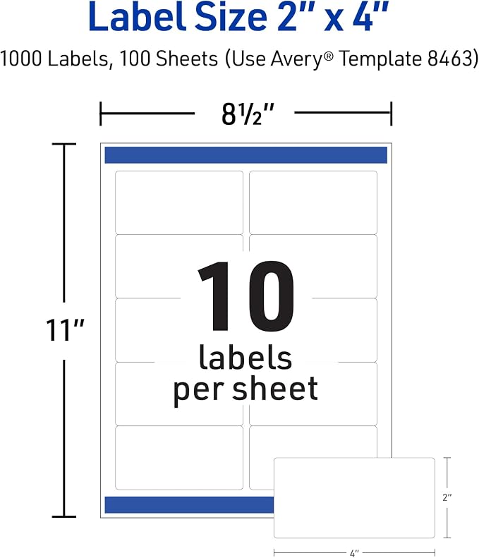 Avery Printable Shipping Labels - Image 5