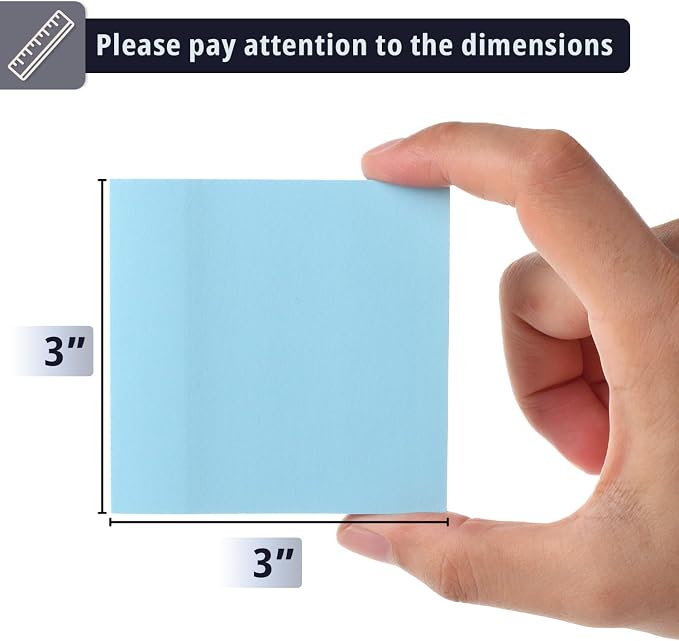 Mr. Pen- Sticky Notes, 12 Pads, 720 Sheets, Pastel Colors | Sticky Notes Bulk - Image 3