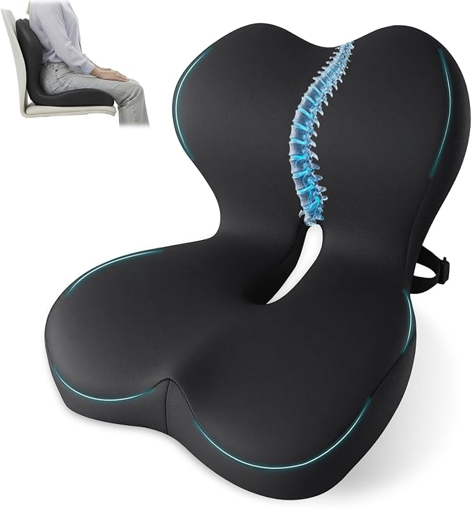 Memory Foam Seat Cushion, Office Chair Cushion by XZdream