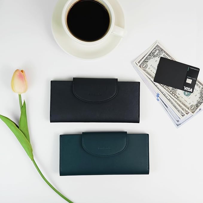 carrotez All-in-One Long Bifold 2-Tier PU Leather Wallet - Image 7