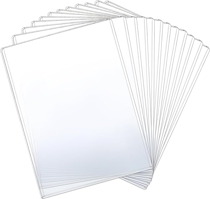 12 Pcs 8 1/2" x 11" Rigid Print Protectors by GEMLORD