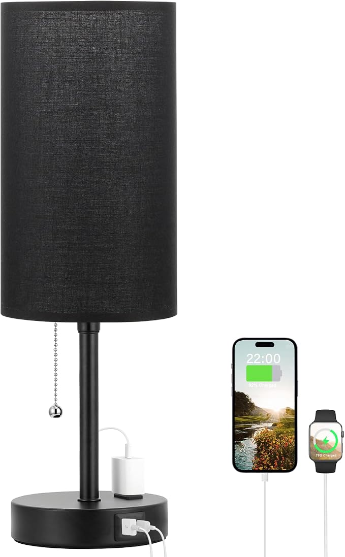Dicoool 17Inch Tall Bedroom Lamps by DicooolDirect