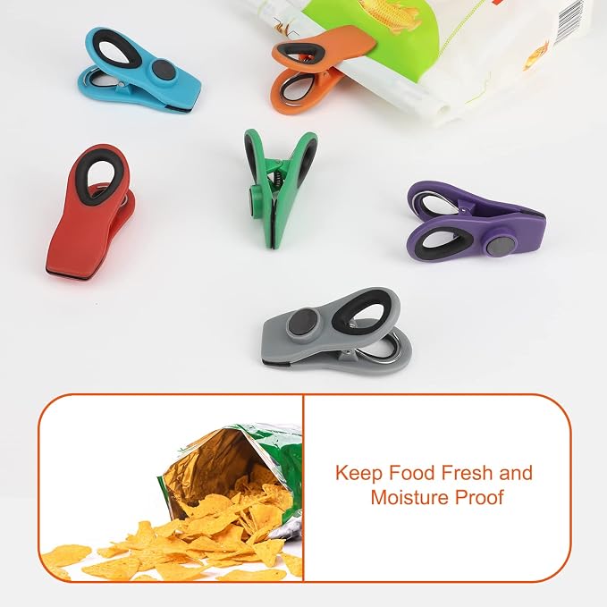 TACGEA Chip Clips, Magnetic Bag Clips - Image 5