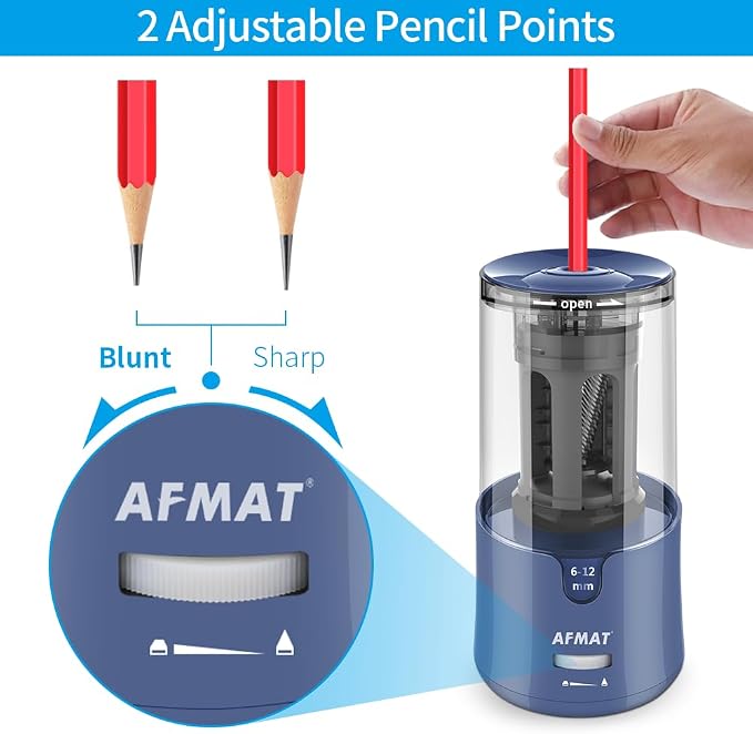 AFMAT Electric Long Point Pencil Sharpener - Image 3