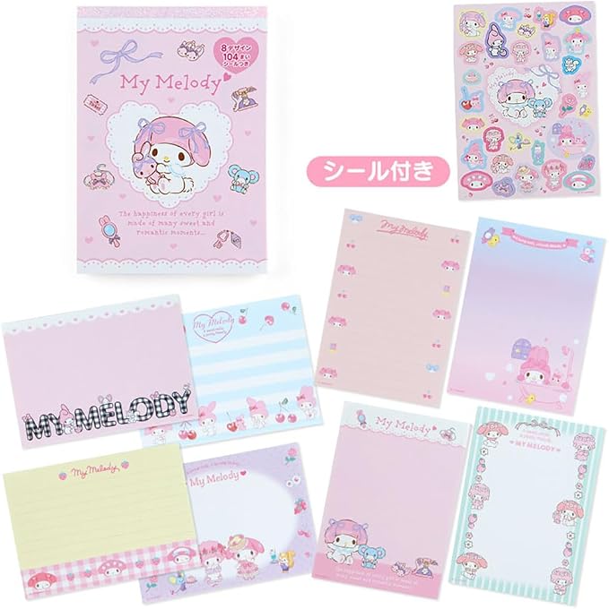 Sanrio My Melody 8 Design Memo 016951 - Image 2