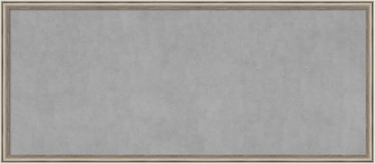 Amanti Art Silver Framed Magnetic Board 22x50 Oversize Vision Board by AmantiArt