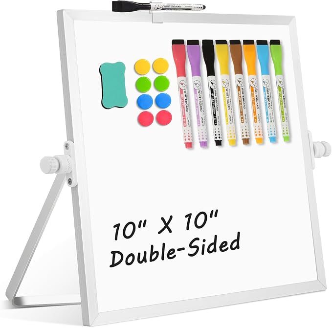 Double-Sided Magnetic White Board by AMUSIGHT