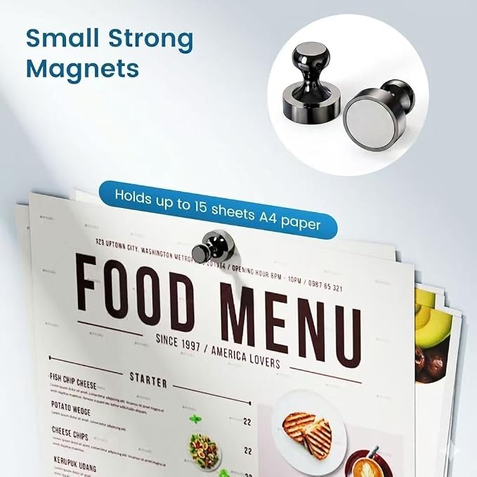 Fridge Magnets, Refrigerator Magnets, Magnetic Push Pins Perfect - Image 4