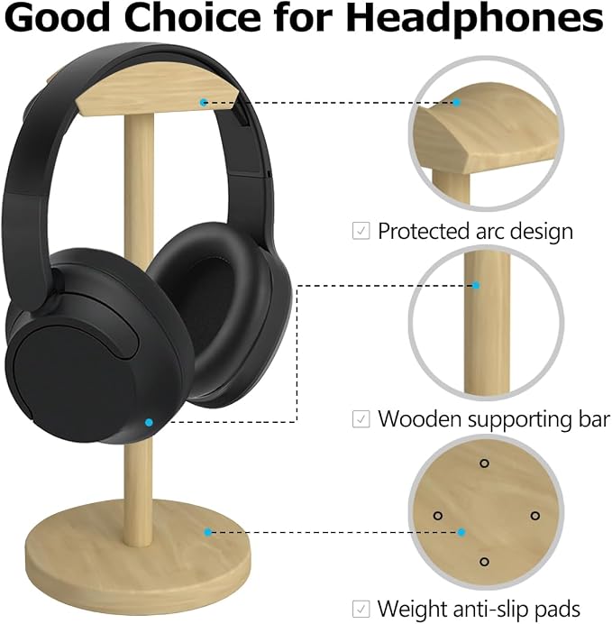 Headphone for Desk Hanger Holder Organizer Keeper Racks Storage Mount Gaming - Image 4