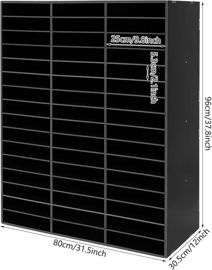 Literature Organizer, Desktop File Sorter Mail Center, Paper Storage Cabinet - Image 5