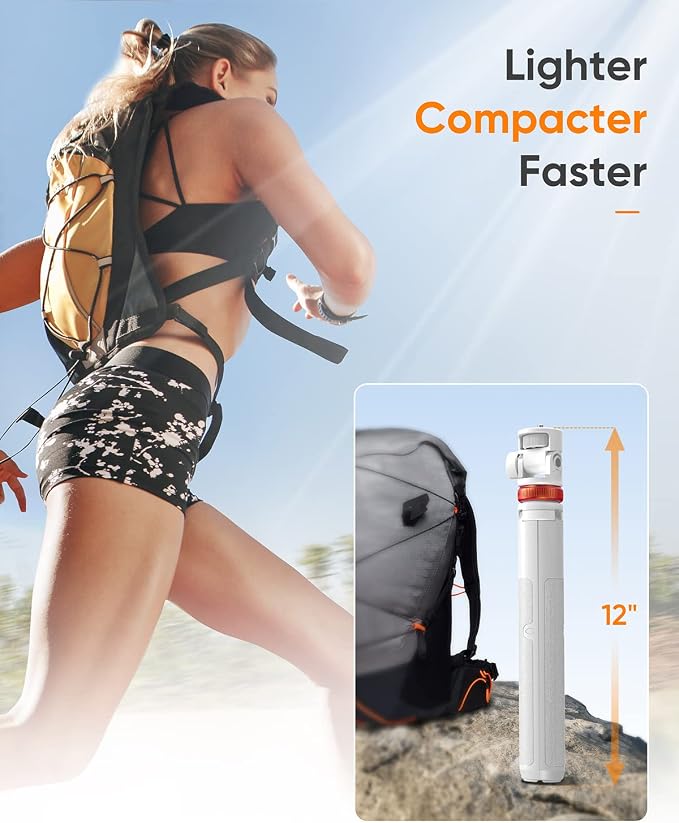 EUCOS 62" Tripod for iPhone, Sturdy Selfie Stick Tripod - Image 4