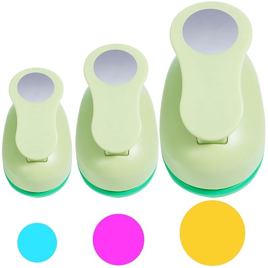 UCEC Circle Punch, 2+1.5+1 Inch Paper Punch, Round Hole Punch, Circle Cutter by UCEC