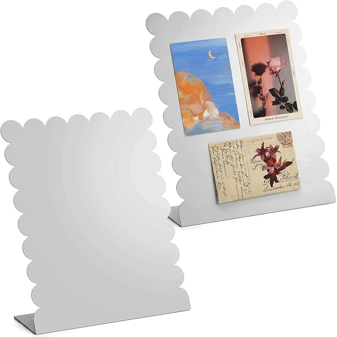 Gueevin 2 Pcs Magnet Board Standing Magnetic Metal Board by Gueevin
