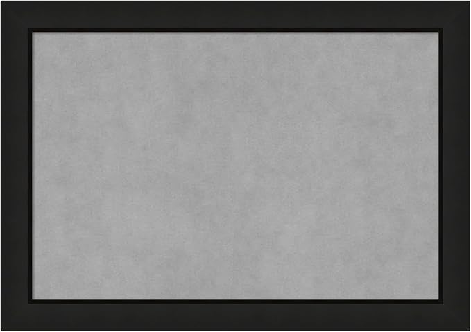 Amanti Art Black Framed Magnetic Board 19x27 Medium Vision Board by AmantiArt