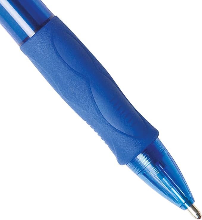 BIC Glide Bold Retractable Ball Pen, Bold Point, Rubber Grip - Image 3