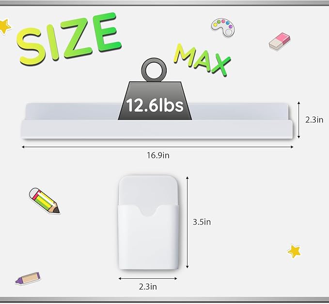 2 Pcs Magnetic Book Shelf for Whiteboard - Image 3