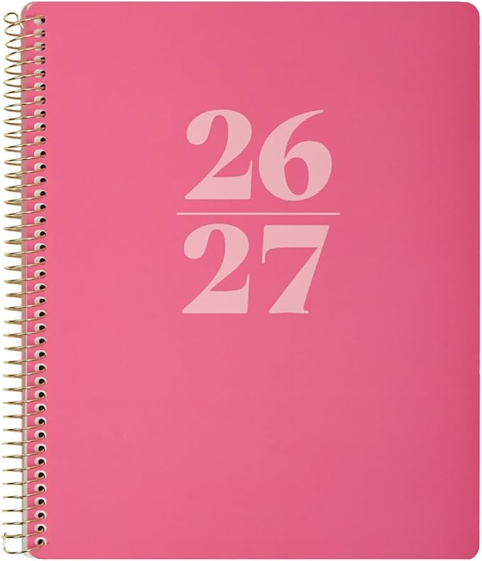 GO BIG Large-Print Planner April 2026–June 2027, 15-Month Twin-Loop-Bound by TheHappyPlanner