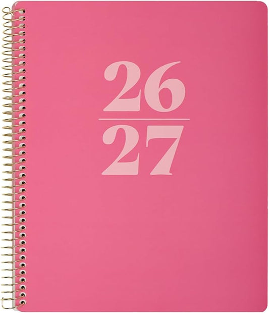 GO BIG Large-Print Planner April 2026–June 2027, 15-Month Twin-Loop-Bound by TheHappyPlanner