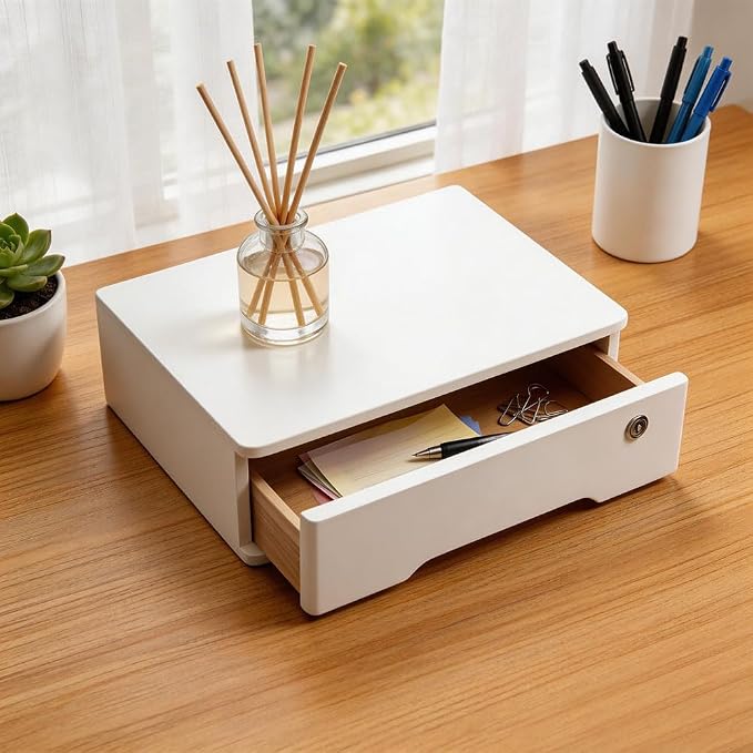 Desktop Storage Box, Desk Organizer Drawer, Desktop Organizer, Office Supplies - Image 2