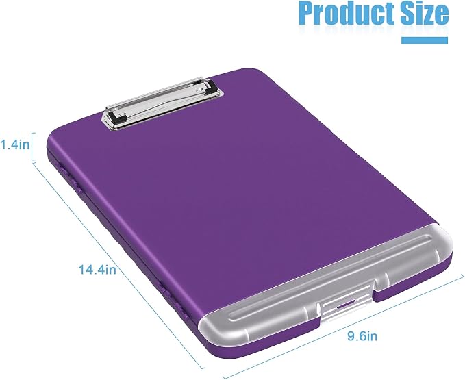 Hongri Clipboard with Storage with Pen Holder, Folder Nursing Clip Board 8.5 x - Image 4