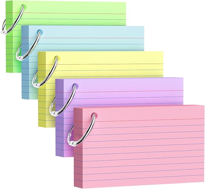 250 Count Index Cards 3x5 Inch by Unknown