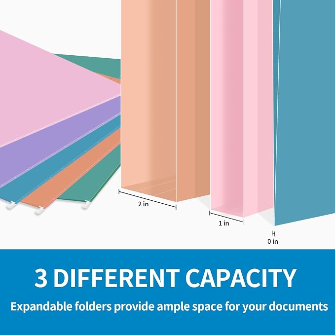 30 Pack Hanging File Folders, Letter Size - Image 4