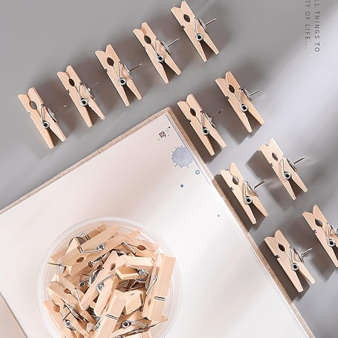 DOSEWART Push Pin Clips for Cork Board, Cubicle and Classroom Decor - Image 4