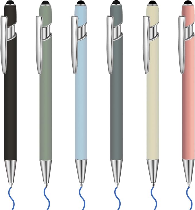 6 Pcs Blue Ink Ballpoint Pen by Lragvtbk