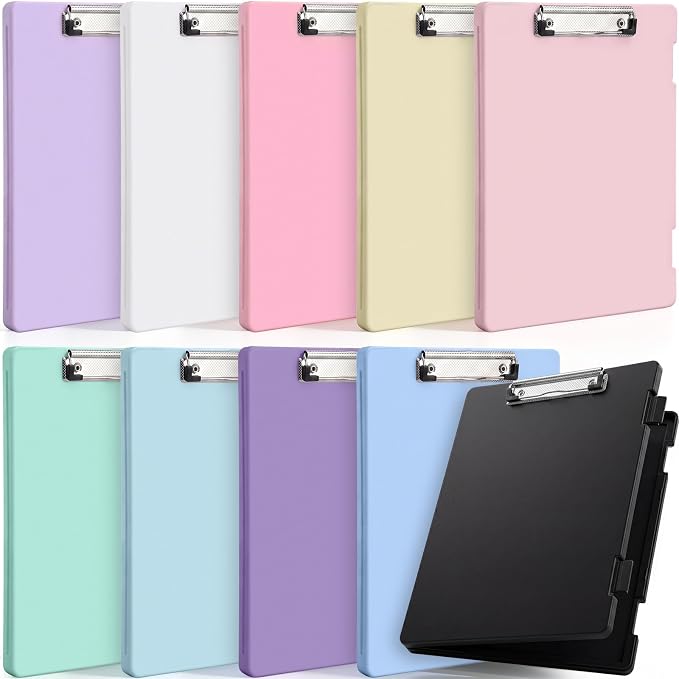 10 Pack Morandi Clipboards by Unknown