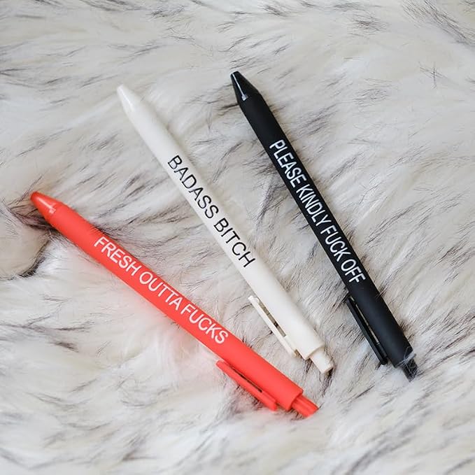 Cityhermit 11Pcs Funny Adult Ballpoint Pen Set, Premium Days of The Week Swear - Image 3