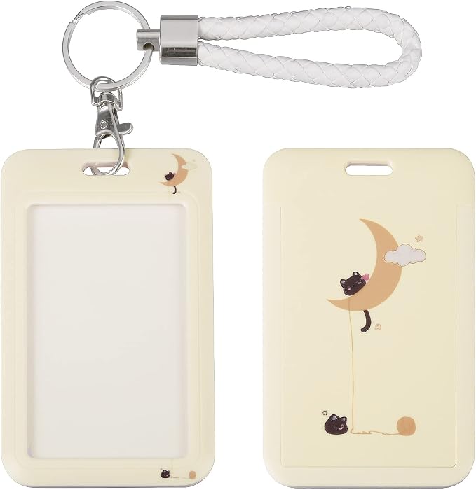 ID Card Badge Holder Key Chain by SHININGEYES