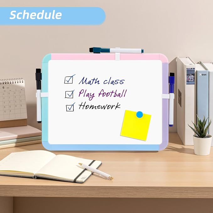 VUSIGN Small White Board Dry Erase, 8.5'' x 11'' Magnetic Dry Erase Board - Image 4