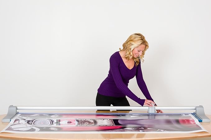 Dahle 472 Premium Rolling Trimmer, 12 Sheet Capacity, Self-Sharpening, - Image 8
