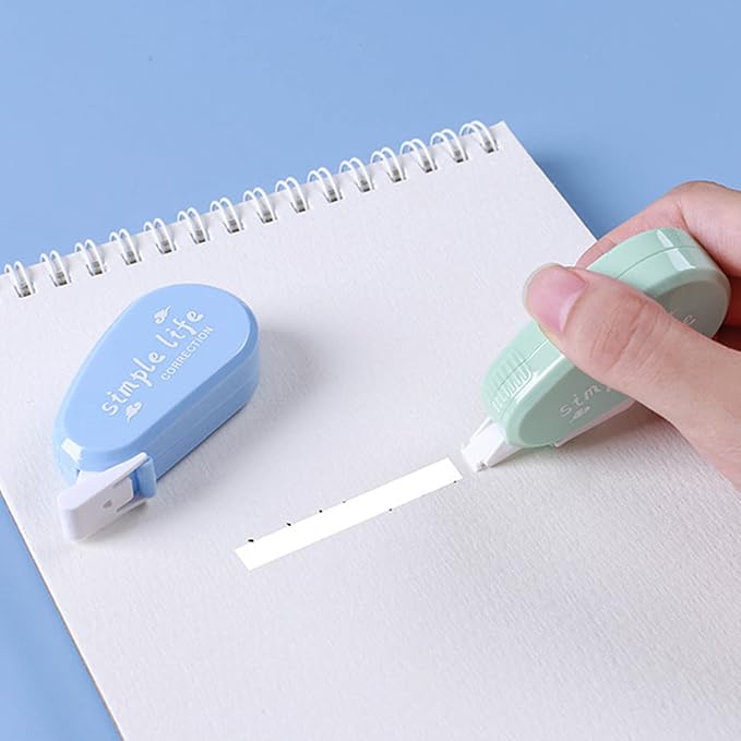 12 Pack Aesthetic Pastel Correction Tape, 0.2 x 197 inch, Instant Corrections - Image 2