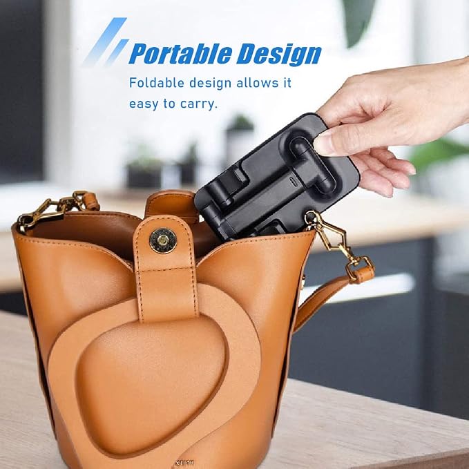 Phone Stand for Desk, Cell Phone Holder Cute Smart Cellphone Stand Foldable - Image 5