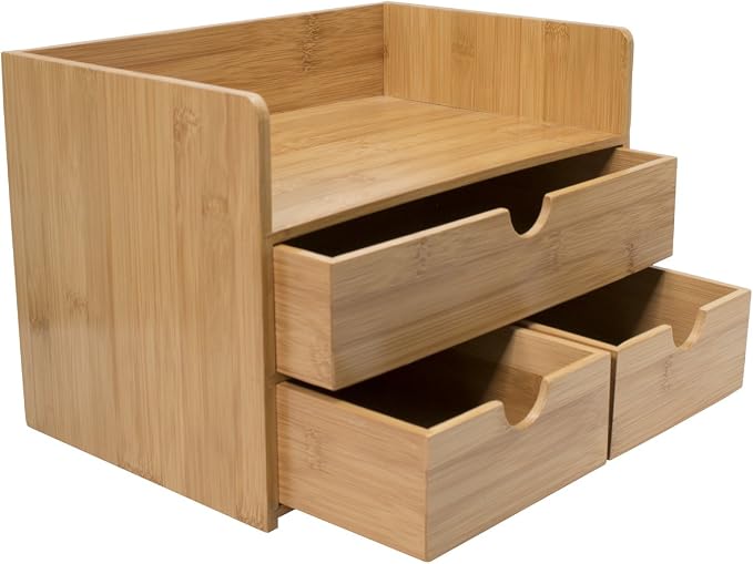 Sorbus Bamboo Desk Organizer - Image 7