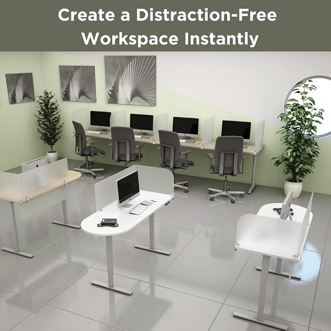 Desk Divider for Students and Desk Privacy Panel. Office Partitions and Ideal - Image 9