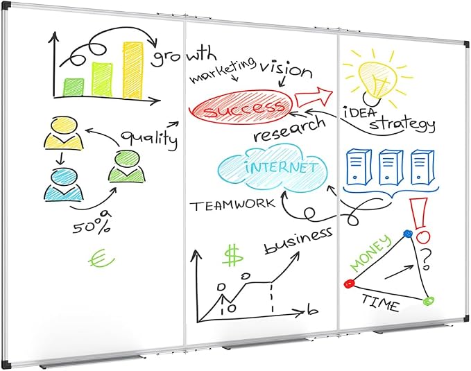 XBoard Magnetic Whiteboard 72 x 40 Inch | Foldable Dry Erase Board - Image 4