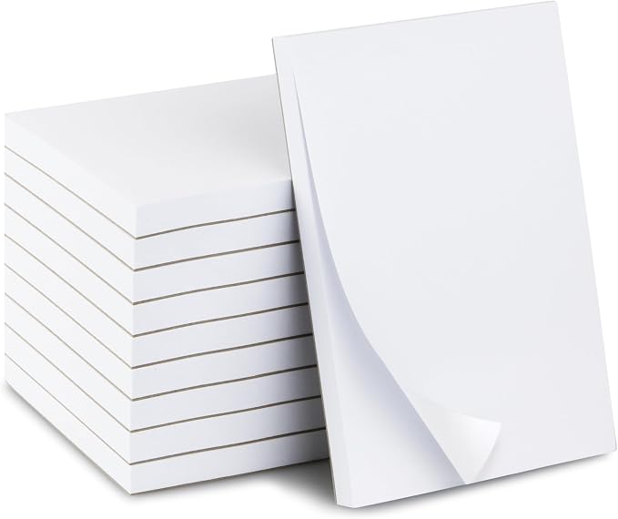 KitchenDine 10 Pack Note Pads 4x6 | 100 Sheets Per Memo Pad | Server Note Pads by Unknown
