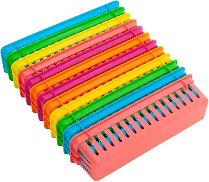 RAUVOLFIA 12 Pack Classroom Pencil Organizer Pencil Basket or Crayon Basket - Image 4