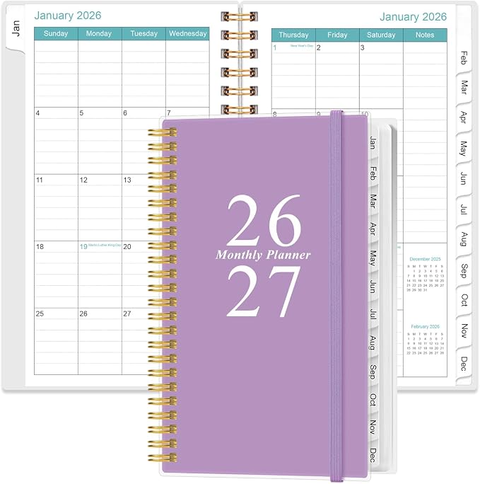 2026-2027 Monthly Planner by Heveboik