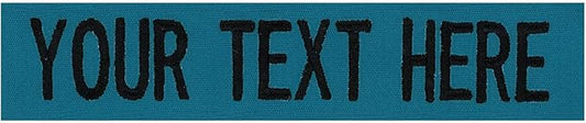 Custom Uniform Name Tapes Solid Colors. Made in The U.S.A. Ships Under 24 by NORTHERNSAFARI