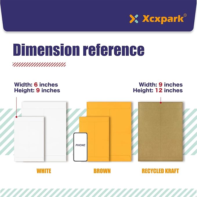 Xxcxpark 60 PCS 10x13 inches Security Catalog Envelopes Printable Self Seal - Image 3