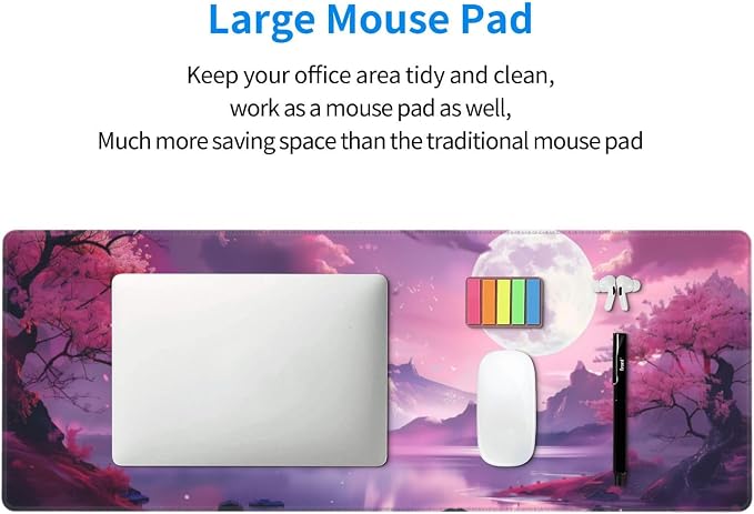 Gaming Mouse Pad Desk Pad, Extended Big Mouse Pad, 31.5x11.8 Inch Long Computer - Image 7