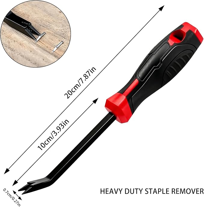 Heavy Duty Staple Remover, Upholstery Tools, Staple Puller Upholstery Stapler - Image 5