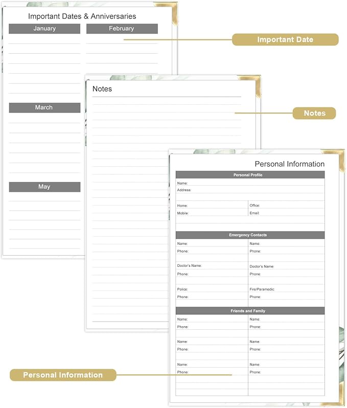 Undated Daily Planner 5.8"x8.5" - Image 5