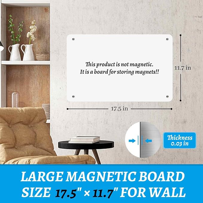 Magnetic Board 17.5" X 11.7" Magnet Board - Image 2
