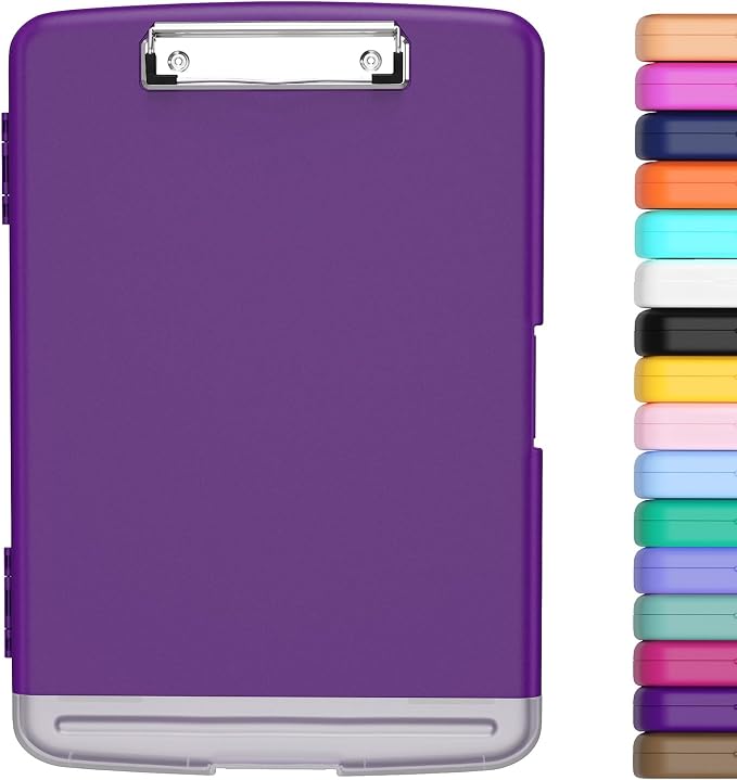 Hongri Clipboard with Storage with Pen Holder, Folder Nursing Clip Board 8.5 x by Hongri