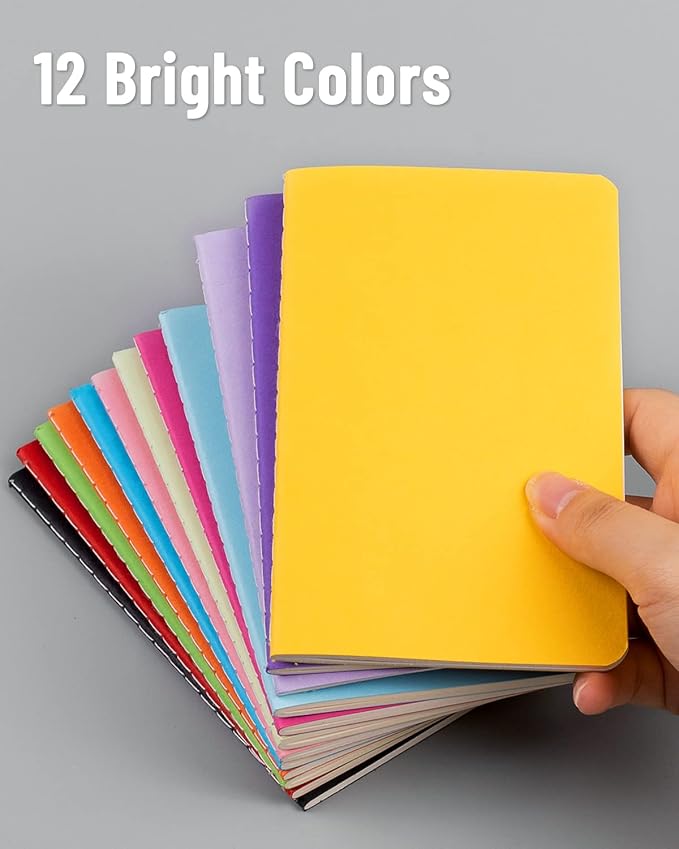 Gwybkq Small Blank Notepads Bulk 120Pcs Unlined Journals Mini Sketchbooks - Image 4