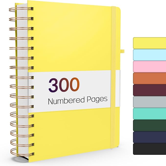 Forvencer Lined Spiral Journal Notebook by Forvencer
